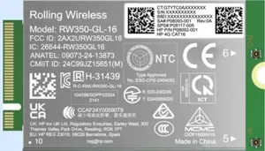 HP 4G LTE Modem m.2 WWAN Cat 16 Mobile Broadband Cellular (compatible with WWAN-ready ProBook Elite…