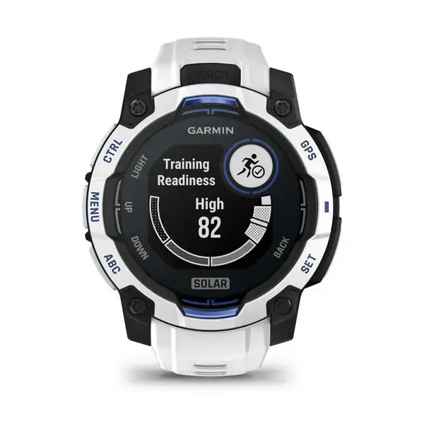 Garmin Instinct 3 Solar watch, 45mm, white