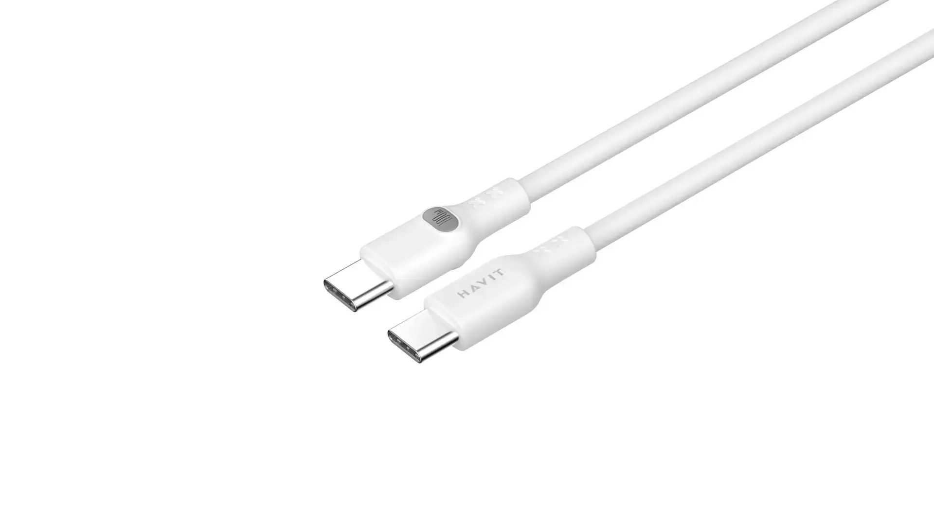 Havit CB6280 - USB Type C to USB Type C cable, 1 m (white)