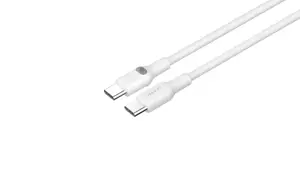 Havit CB6280 - USB Type C to USB Type C cable, 1 m (white)