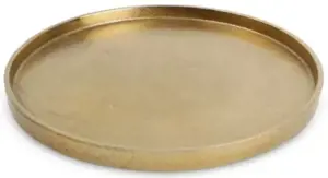 Padėklas Charm Gold, aliuminis, D 25 cm, H 1,5 cm, vnt