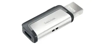 "SanDisk Ultra Dual Drive" USB Type-C atmintinė 128 GB; EAN:619659142063
