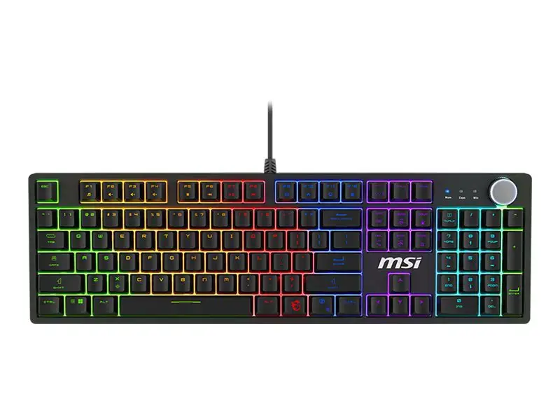 KEYBOARD GAMING BLACK US/FORGE GK310 RED MSI