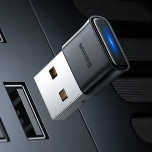 Baseus BA04 mini Bluetooth 5.0 adapter USB receiver computer transmitter black (ZJBA000001)
