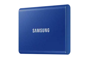 "Samsung" nešiojamasis SSD T7, 1000 GB, C tipo USB, 3.2 Gen 2 (3.1 Gen 2), 1050 MB/s, apsauga nuo slaptažodžio, mėlynas