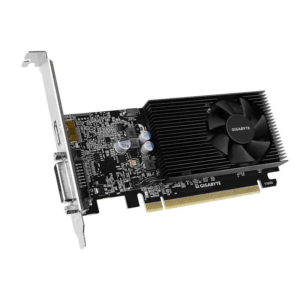 Vaizdo plokštė GIGABYTE GeForce GT 1030 2 GB, GDDR4, 64 bitai, GV-N1030D4-2GL