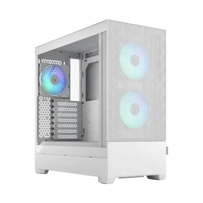 FRACTAL DESIGN "Pop Air RGB" baltas TG skaidrus atspalvis