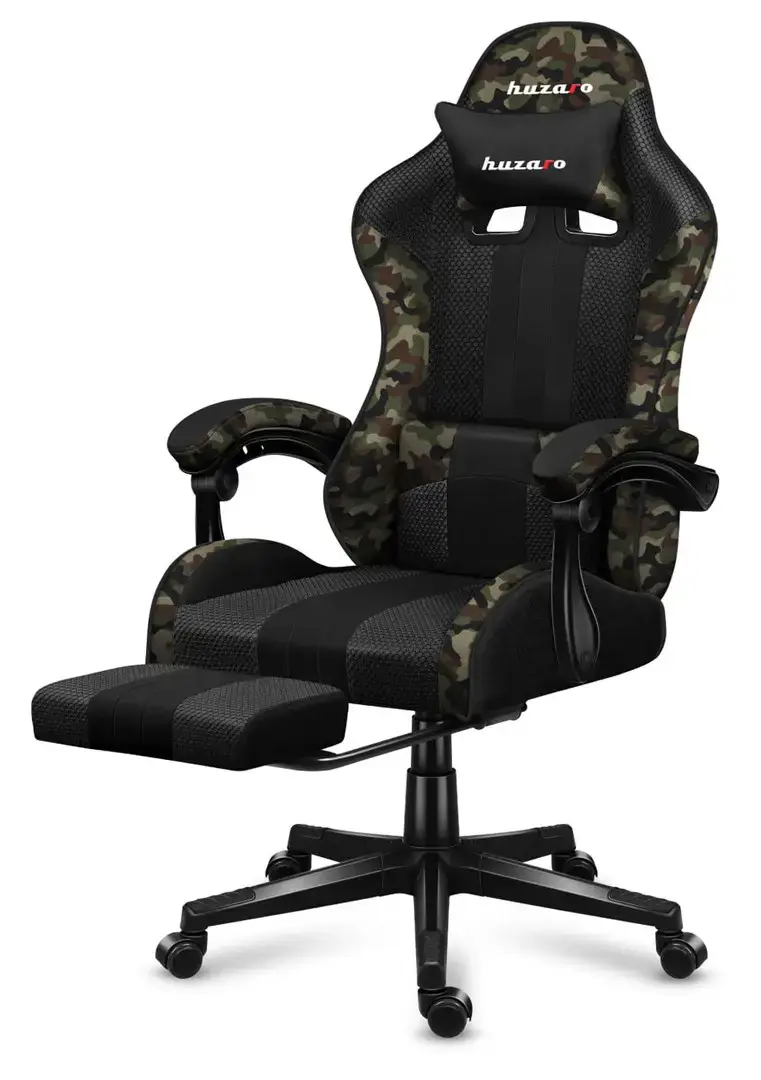 "HUZARO FORCE 4.7 CAMO" TINKLINĖ ŽAIDIMŲ KĖDĖ