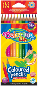 Spalvoti pieštukai COLORINO KIDS, 12 spalvų