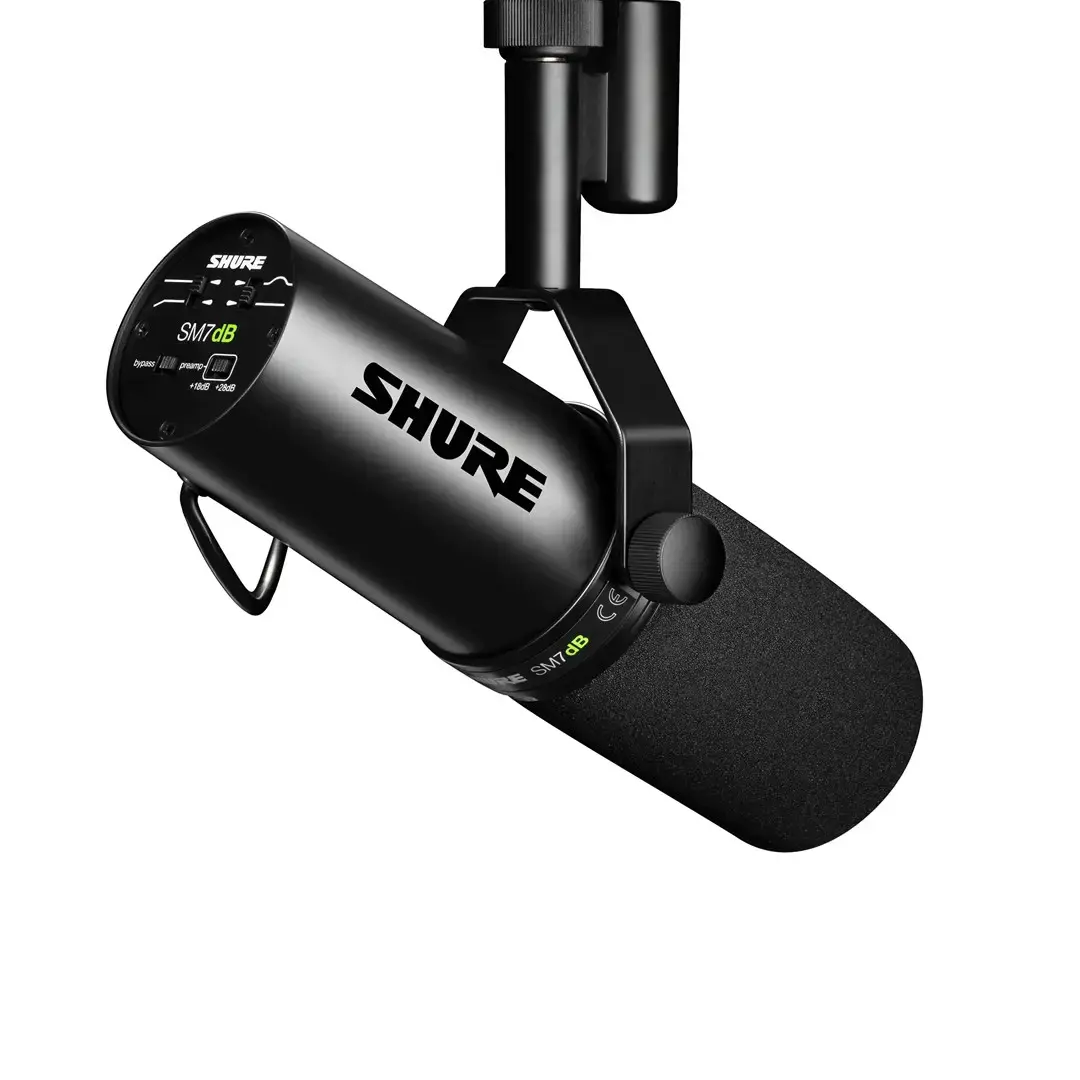 Shure Dynamic Vocal Microphone With Built-in Preamp SM7DB Shure