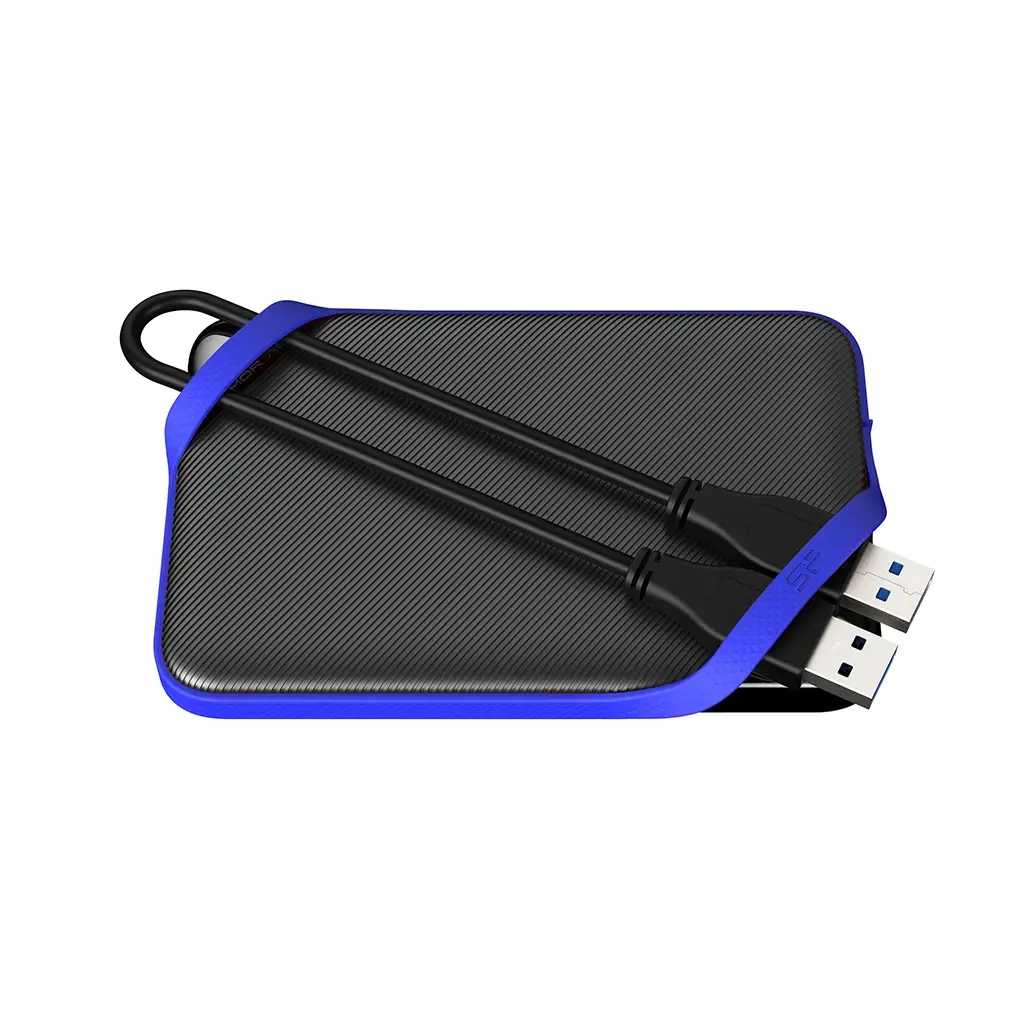 "SILICON POWER A62" išorinis kietasis diskas 2,5 colio 1 TB USB 3.2 mėlynos spalvos