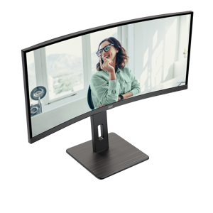 AOC CU34P3CV 34 colių VA 3440x1440 21:9 4 ms HDMI DP USB Juoda