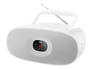 "Muse MD-202RDW White", Nešiojamasis radijo imtuvas CD grotuvas,