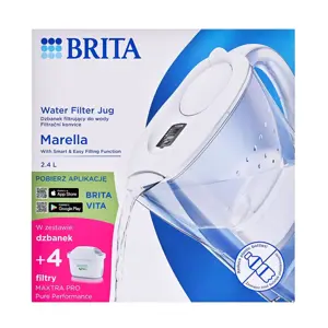 Brita Marella + 4 Maxtra Pro PP filter jug