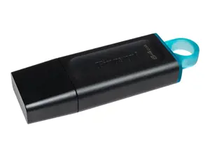 KINGSTON 64 GB USB 3.2 Gen 1 duomenų kaupiklis "DataTraveler Exodia", juoda + žydra