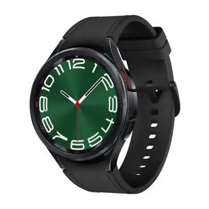 Samsung Galaxy Watch6 Classic SM-R960NZKAEUA, 3.81 cm (1.5"), OLED, Touchscreen, Wi-Fi, GPS (satellite), 59 g