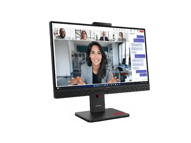 LENOVO 27" T27QD-4V QHD IPS 16:9 120HZ HDMI/DP/USB-C(100W)/RJ45/WEBCAM/SPEAKERS