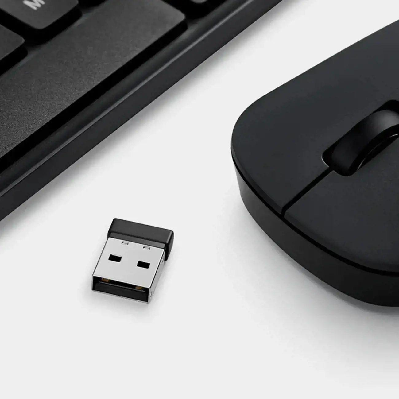 "Xiaomi" klaviatūros ir pelės klaviatūros ir pelės rinkinys, belaidis, LT, juodas