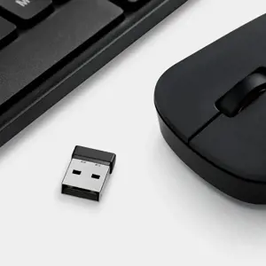"Xiaomi" klaviatūros ir pelės klaviatūros ir pelės rinkinys, belaidis, LT, juodas