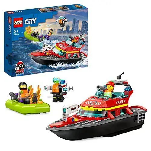 LEGO CITY 60373 UGNIAGESIŲ GELBĖTOJŲ VALTIS