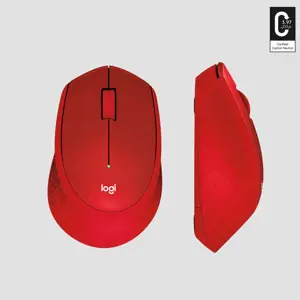 LOGITECH M330 Silent Plus Red - 2,4 GHz - EMEA