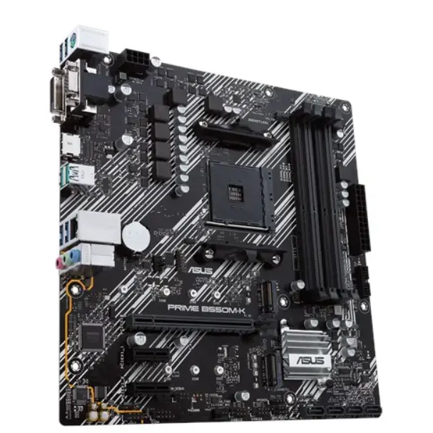 ASUS PRIME B550M-K, AMD, "Socket AM4", 3 kartos "AMD Ryzen™ 3", 3 kartos "AMD Ryzen 5", 3 kartos "AMD Ryzen™ 7", 3 kartos..., DDR4-SDRAM, 128 GB, DIMM