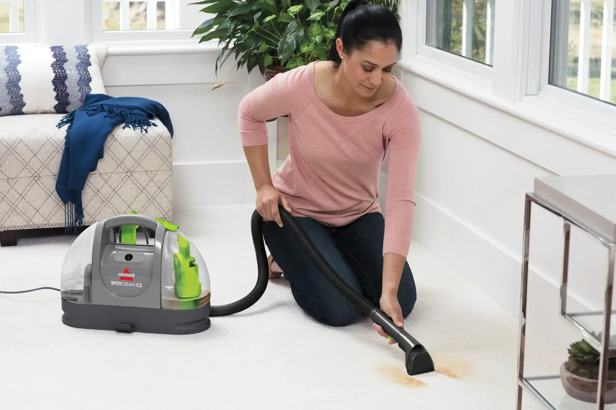 Bissell Carpet and Upholstery Cleaner | 20671 SpotClean C2 | Corded operating | 340 W | Titanium/Silver Gray/Cha Cha Lime | Warranty 24 month(s)