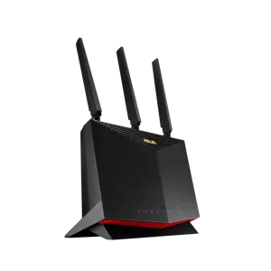 ASUS 4G-AC86U, "Wi-Fi 5" (802.11ac), dviejų dažnių (2,4 GHz / 5 GHz), Ethernet LAN, 3G, juodas, stalinis maršrutizatorius