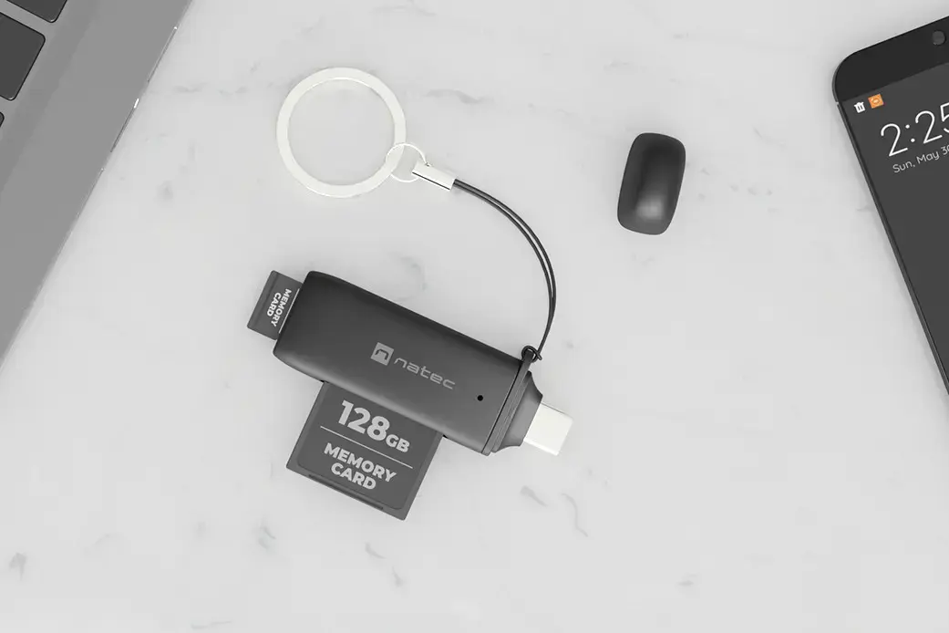 Natec Card Reader Scarab C DD/Micro SD USB 3.4 Gen | NCZ-2365