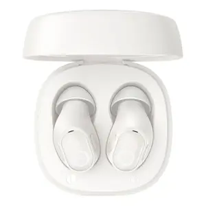 Belaidės ausinės "Baseus Bowie WM02 TWS", "Bluetooth 5.0" (baltos spalvos)