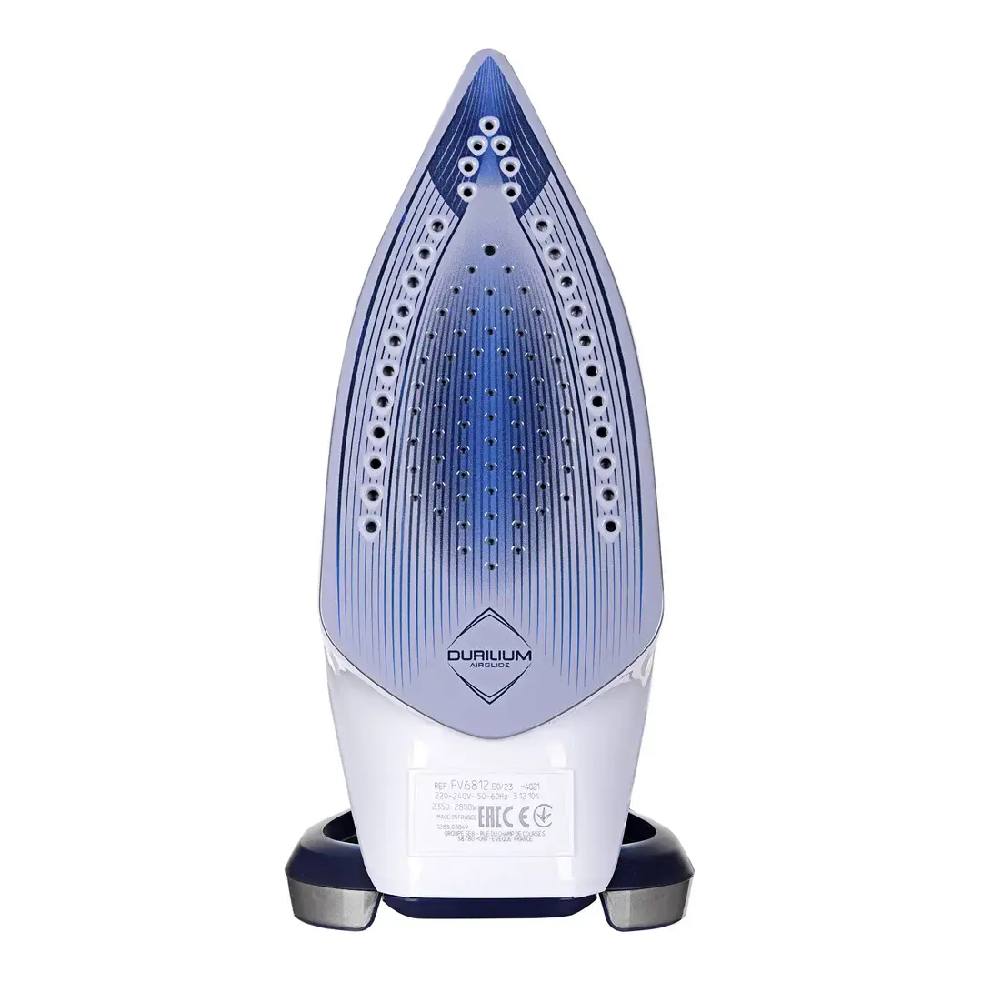 "Tefal Ultimate Pure FV6812E0", garų lygintuvas, 2 m, 260 g/min, mėlynas, sidabrinis, 50 g/min, 0,27 l