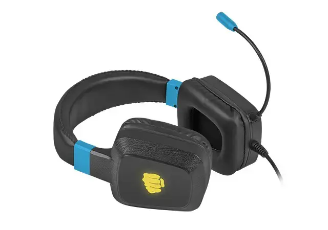 Ausinės su mikrofonu Fury NFU-1584 Black Blue