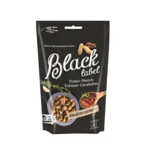 Riešutų mišinys BLACK LABEL, su saulėje džiovintais pomidorais, 200g