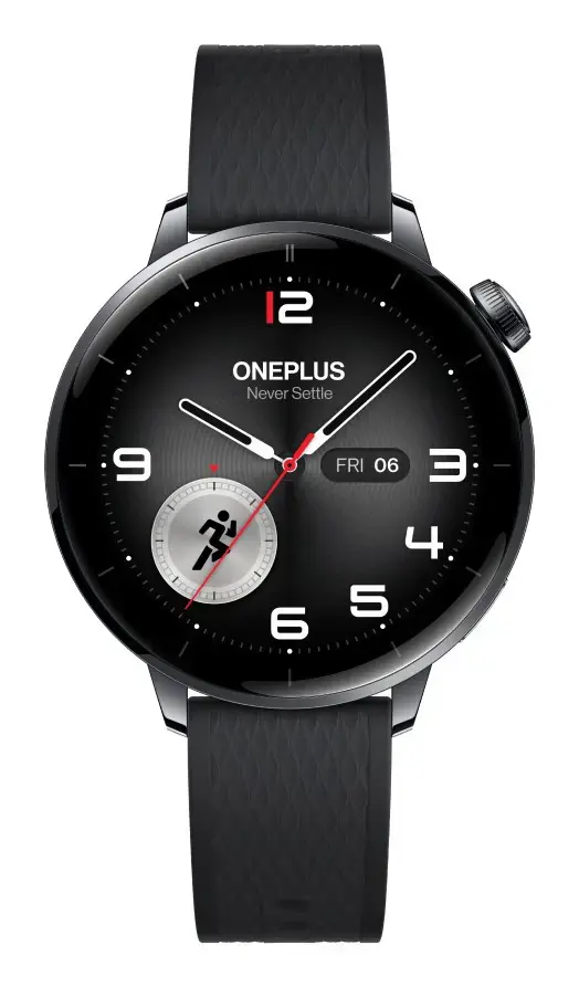 OnePlus Watch 3 43mm 3.35 cm (1.32") AMOLED Digital 466 x 466 pixels Touchscreen Black, Titanium Wi-Fi GPS (satellite)