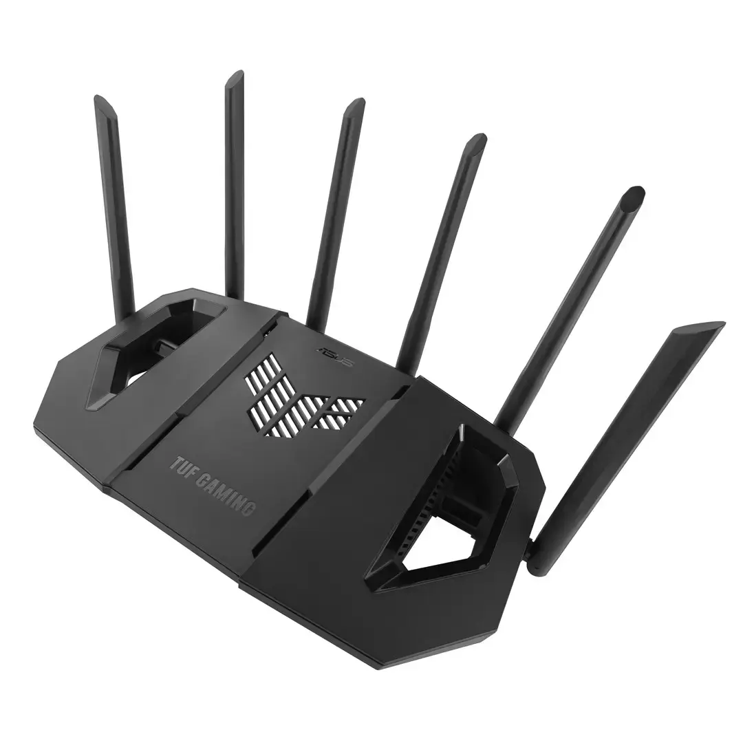 Asus TUF-BE9400 Tri-Band WiFi 7 Gaming Router, EU+UK | 802.11ax | 688/2885/5764 Mbit/s | Ethernet LAN (RJ-45) ports 3 | Mesh Support Yes | MU-MiMO Yes | 4G/5G