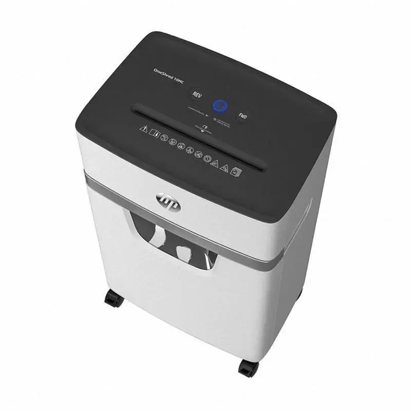 HP ONESHRED 10MC smulkintuvas, mikro pjaustymas, P-5, 10 kortelių, 20 l, šviesiai pilkas