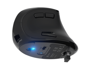 Natec | Vertical Mouse | Euphonie Pro | Wireless | Bluetooth, 2.4GHz | Black
