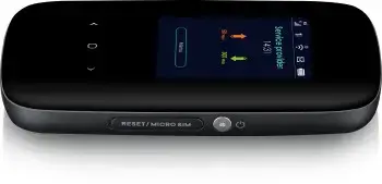 Zyxel LTE2566-M634, "Wi-Fi 5" (802.11ac), dviejų dažnių (2,4 GHz / 5 GHz), 3G, 4G, juodas, nešiojamasis maršrutizatorius