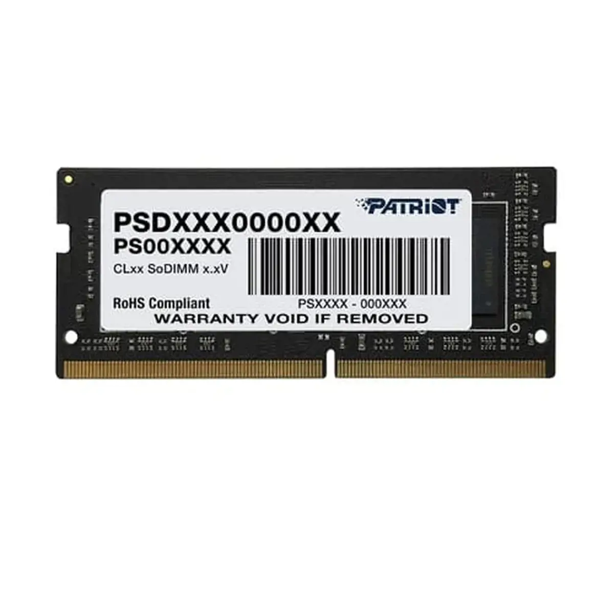 PATRIOT Signature Series 32GB DDR4 1x32GB 3200MHz SODIMM Single