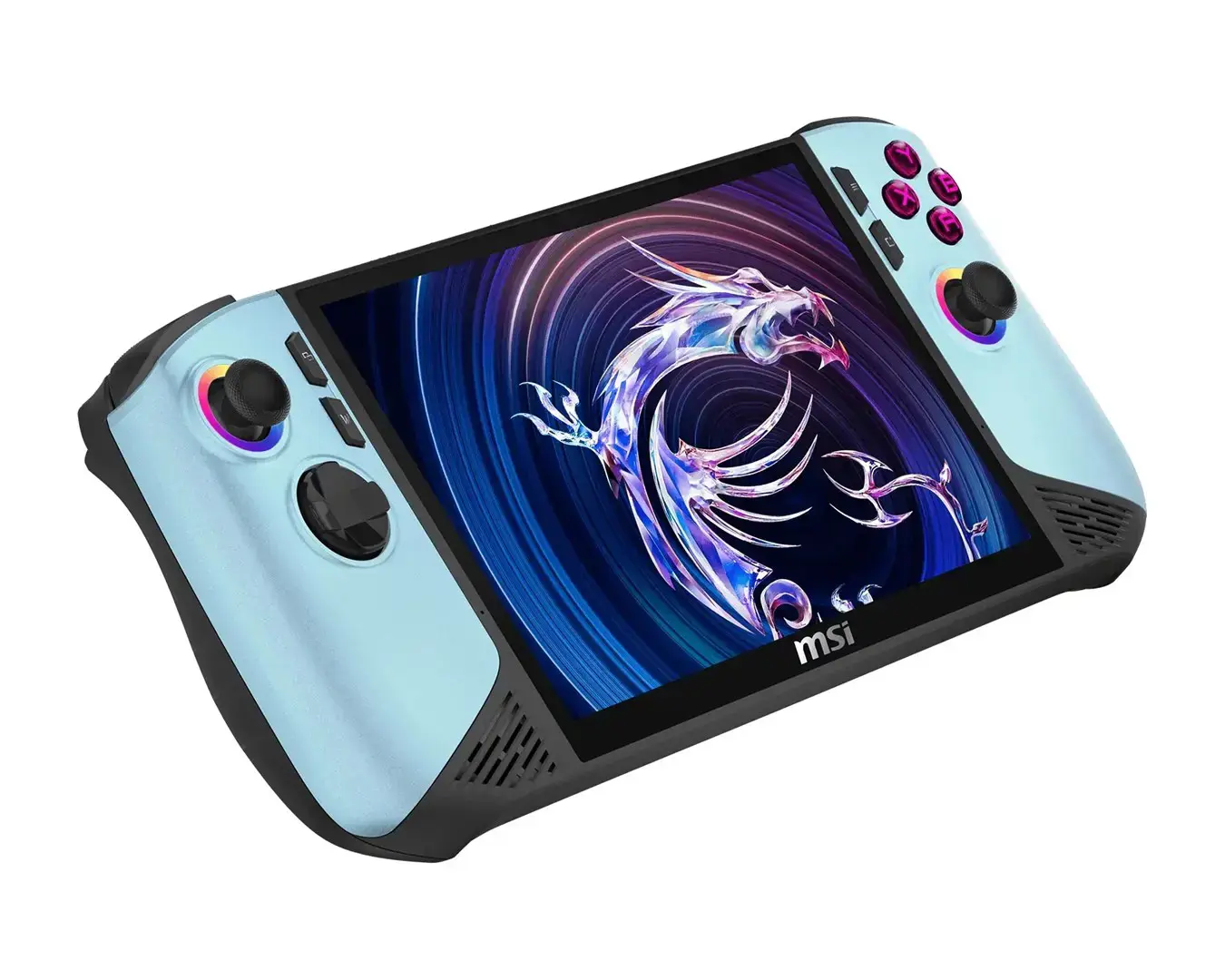 MSI Claw 8 AI+ A2VM-254PL portable gaming console 20.3 cm (8") 1 TB touchscreen Wi-Fi Glacier Blue Edition