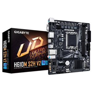 GIGABYTE H610M S2H V2 Motherboard - Supports Intel Core 14th CPUs, 4+1+1 Hybrid Phases Digital VRM,…