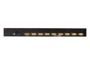 ATEN 8 prievadų USB - PS/2 VGA KVM jungiklis, 2048 x 1536 taškų, QXGA, montuojamas į stovą, 5 W, 1U, juodas
