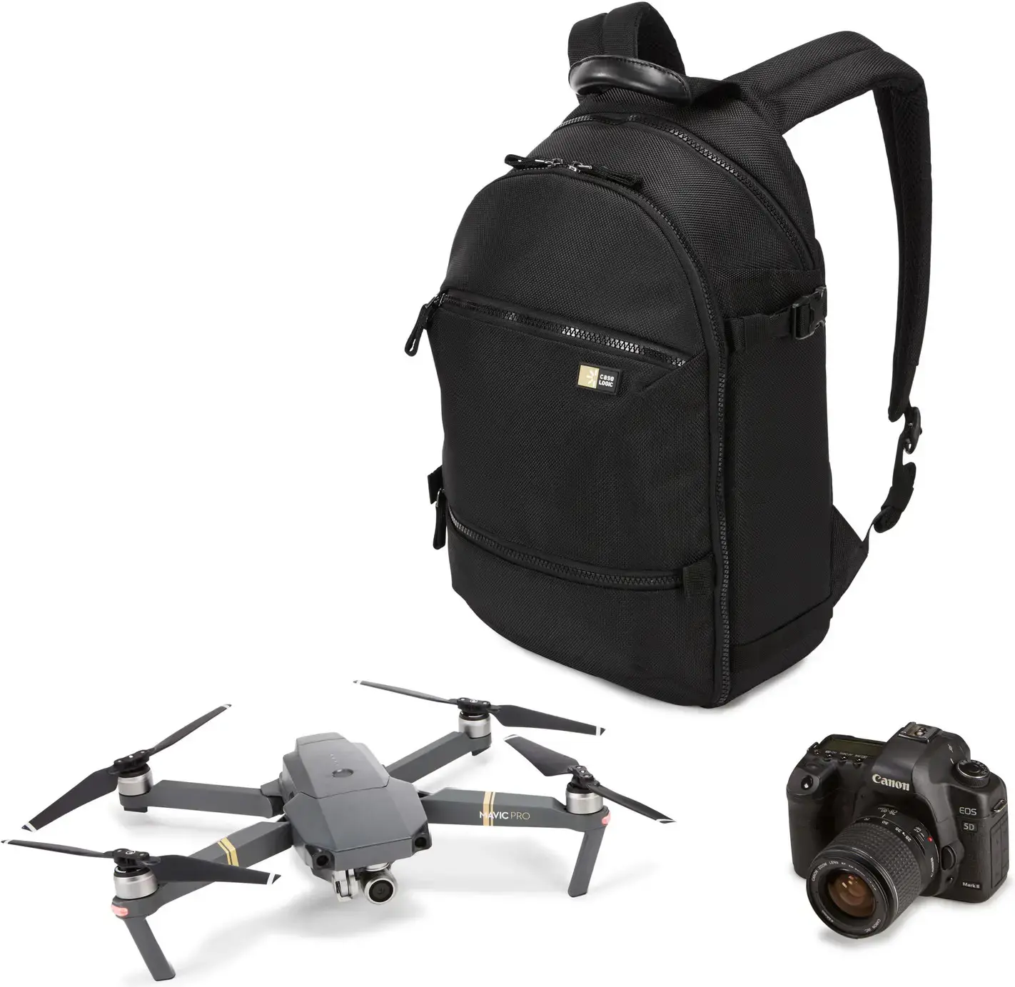Case Logic Camera/Drone Medium Backpack | Bryker | Backpack | Black