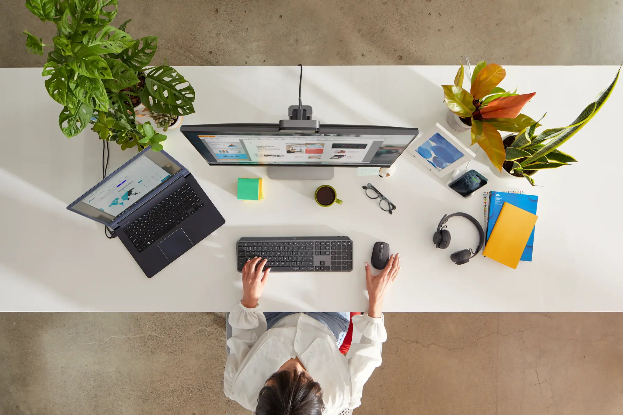 LOGITECH MX pagrindiniai raktai verslui-GRAPHITE-US INT'L-BT