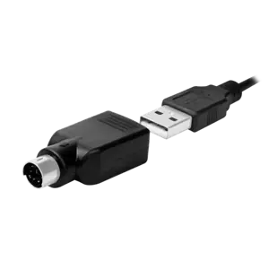 "Logilink" lanksti vandeniui atspari klaviatūra USB + PS/2 ID0019A Laidinė, USB A tipo vyriška, vokiška (QWERTZ), juoda