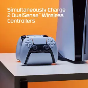 "HyperX CHARGEPLAY DUO PS5", "PlayStation 5", įkrovimo stovas, juodas, baltas, 5 V, 2 A, 6 val.