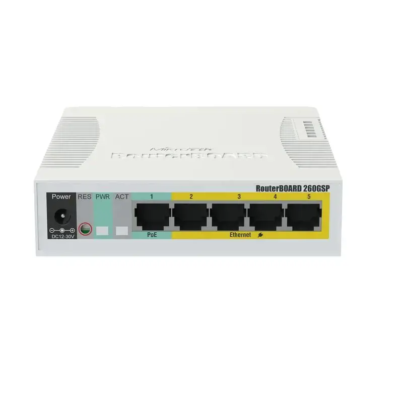 Komutatorius|MIKROTIK|CSS106-1G-4P-1S|5x10Base-T / 100Base-TX / 1000Base-T|1xSFP|CSS106-1G-4P-1S