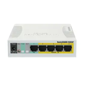 Komutatorius|MIKROTIK|CSS106-1G-4P-1S|5x10Base-T / 100Base-TX / 1000Base-T|1xSFP|CSS106-1G-4P-1S