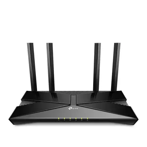 TP-Link Archer AX53, "Wi-Fi 6" (802.11ax), dviejų dažnių (2,4 GHz / 5 GHz), Ethernet LAN, 5G, juodas, stalinis maršrutizatorius