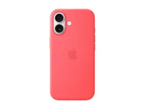 Apple iPhone 17 Silicone Case with MagSafe – Bright Guava | Apple